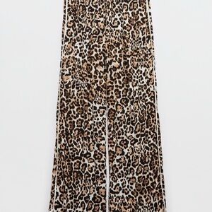 AERIE OFF-DUTY SATIN PIPING TROUSER PJ